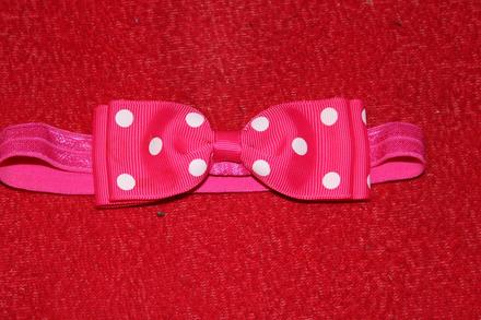 Dívčí čelenka s mašličkou,