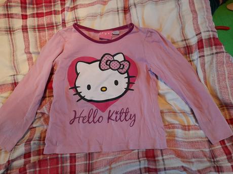 Tričko hello kitty 110 růžové, hello kitty,110