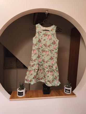 Zvířátkové šaty h&m s jednorožci 134/140, h&m,140