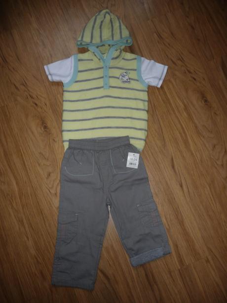 Kalhoty triko a vesta george na 18-24m-v.92, george,92