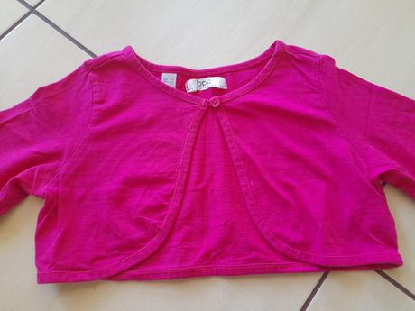 Šaty + bolerko + pásek, bpc, vel 116, bonprix,116