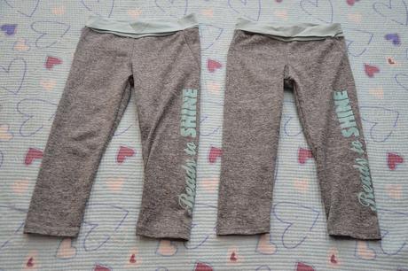 2x sportovní legíny legínky tepláčky terranova, 98