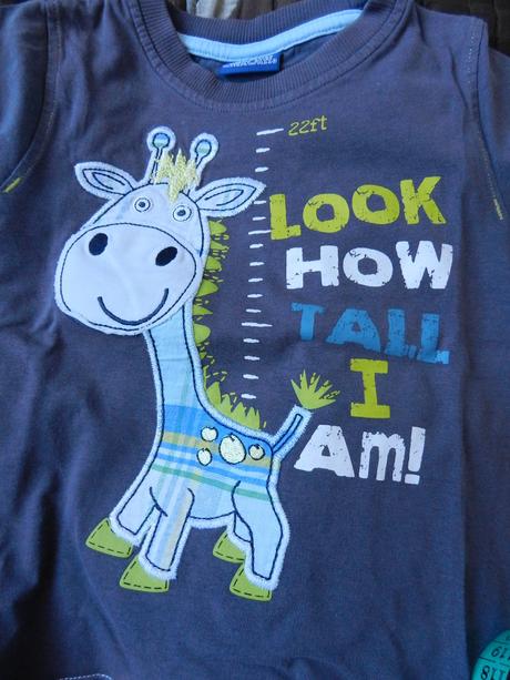 Tričko krátký rukáv žirafa, cherokee,92