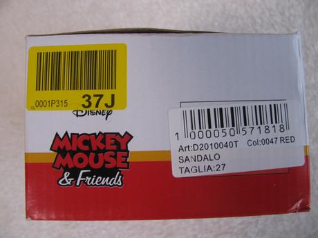 Letní sandálky mickey, disney,27