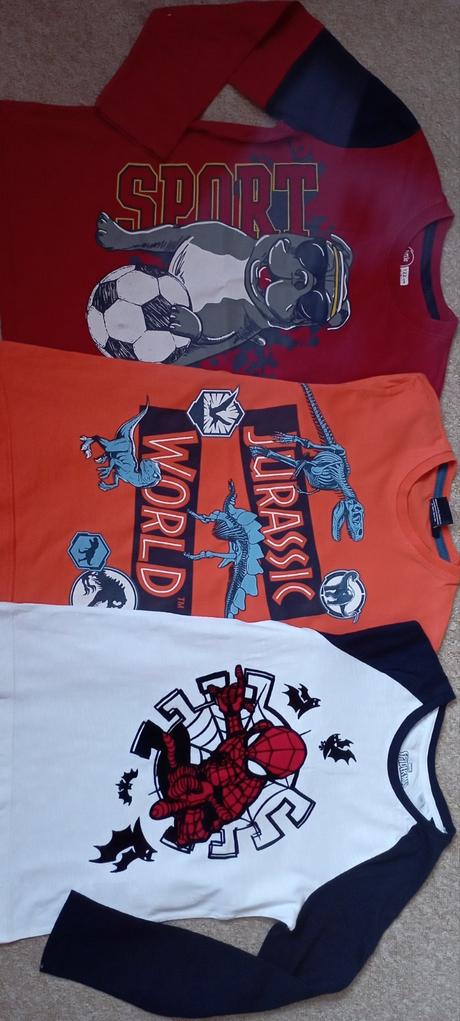 3x tričko vel."122", marvel,122