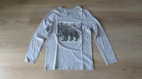 Triko dlouhý rukáv - měnící obrázek s flitry, c&a,140