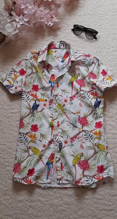 Hound tropická letní košile s papoušky, 