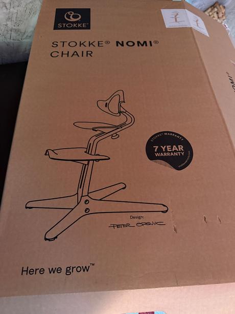 Stokke nomi židlička natural white, 