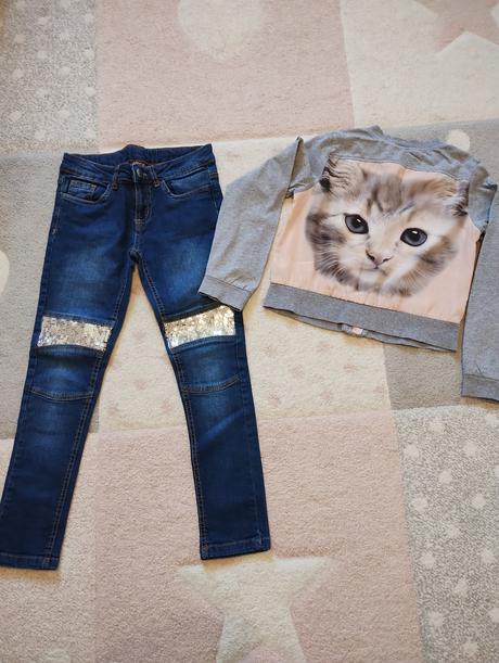 Balík oblečení vel. 134/140, 122–134