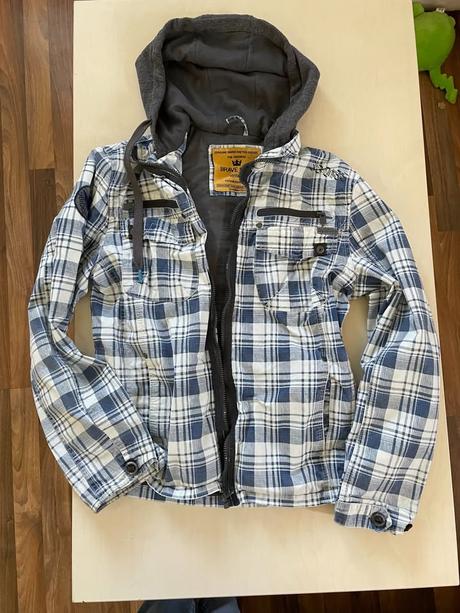 Káro bunda, vel s, brave soul vintage, s