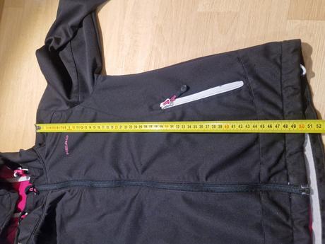 Bunda černá sportovní dívčí head, 140