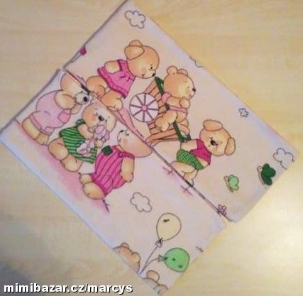 Flanelová plena s potiskem 70x80 cm akce,