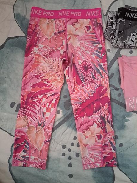 2x legíny + tričko nike, nike,140