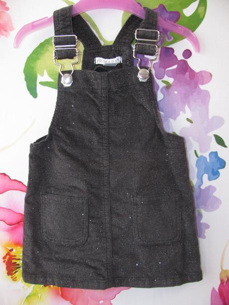 Elastická sukně s laclem s třpytkou, denim co,92