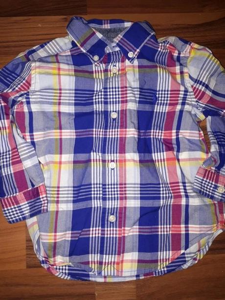 Kostkovaná košile 98 ralph lauren, ralph lauren,98