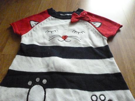 Kočičkový dlouhý svetr 3 r, 98