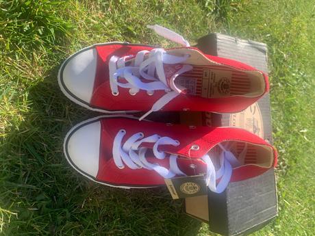 Červené boty & tenisky dunlop vel. 33, 33