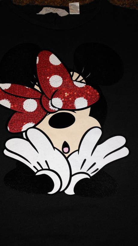Triko h&m 122/128 minnie mouse, h&m,122