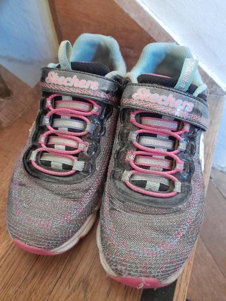 Boty sportovní skechers růžové značkové na holku, skechers,35