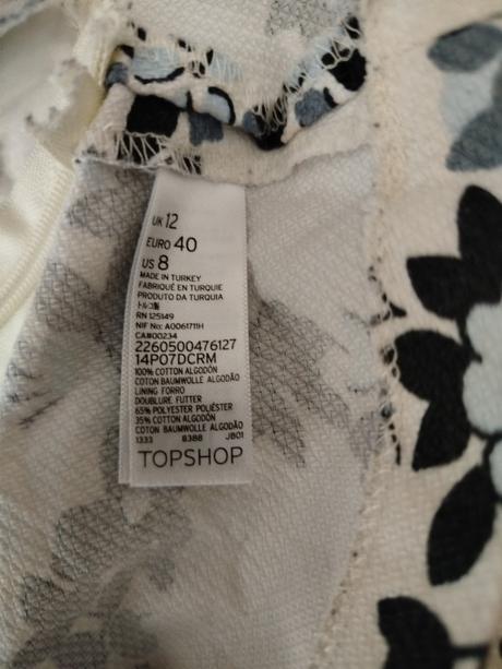 Kraťasy zn. topshop vel.40, topshop,40