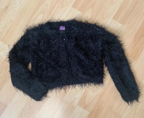 Černý svetr & bolerko f&f vel. 122/128, f&f,122