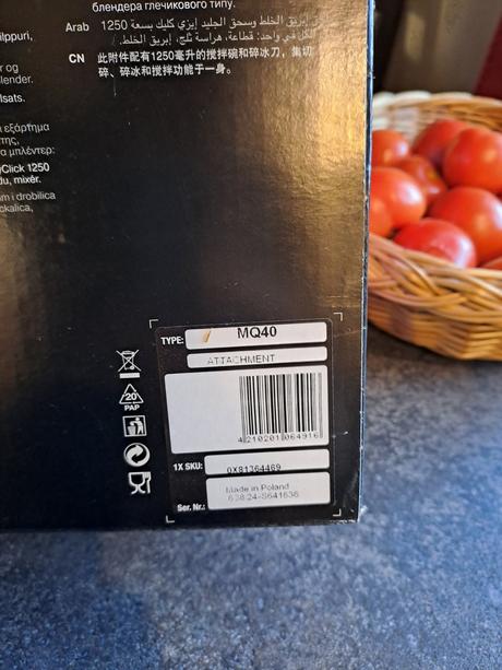 Braun mq40 mixovací nádoba 1,25l pro mq 5/7,