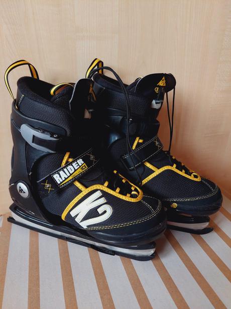 Brusle na led k2 raider, vel. 32-37 (posuvné), 32