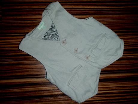 Luxusní vestička v přírodních barvičkách, monsoon,110