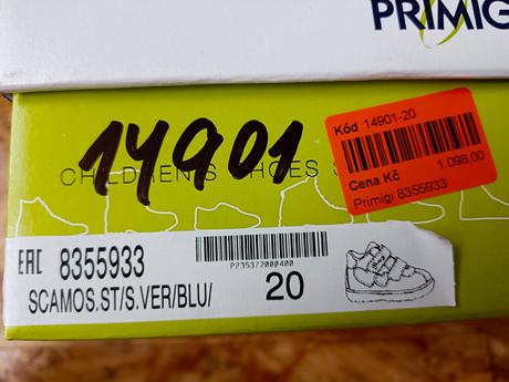 Přechodové boty, primigi,20