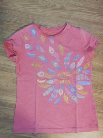 Tričko s pírky, vel. 140, f&f,140