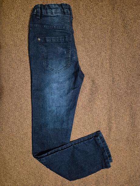 Dětské džíny úzkého střihu yfk vel. 152, 152