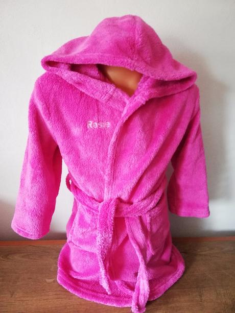 Župan dívčí vel.104/110 plyšový, 104