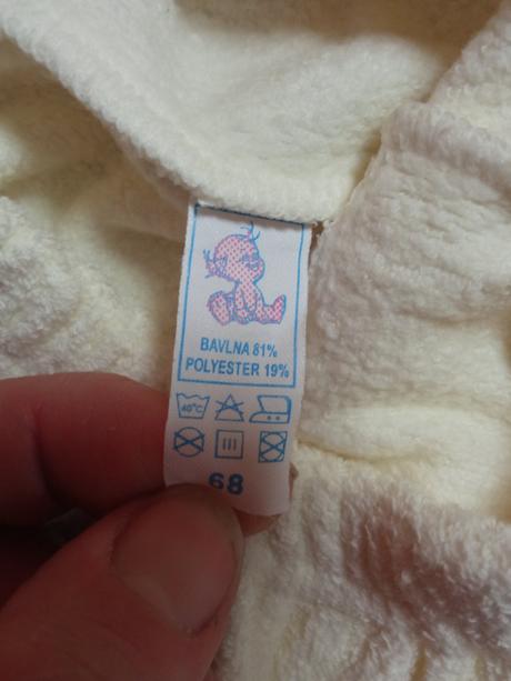 Žluťounký kompletek pro miminko, 68