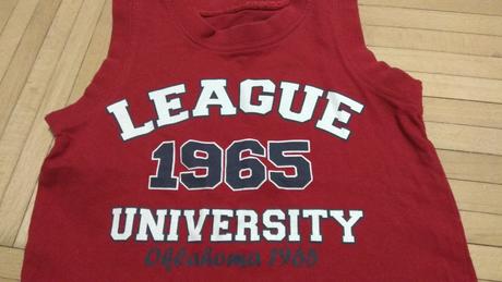 Červený nátělník league 1965 oklahoma v.3-4 roky, 98