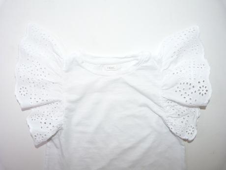 Next bílé bavlněné tričko vel. 110, next,110