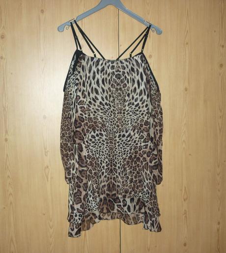 Leopardí hedvábné šaty marciano guess, guess,40