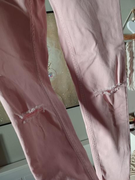 Světle růžové džíny slimky lindex, lindex,140