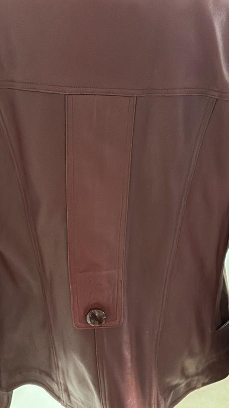 Kozene sako červené m + bluza, m