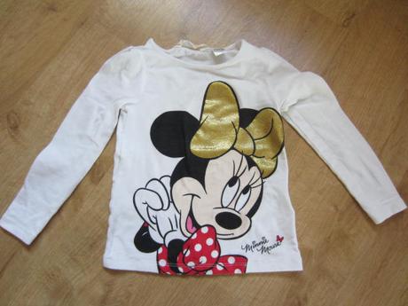 Tričko s minnie, h&m,98