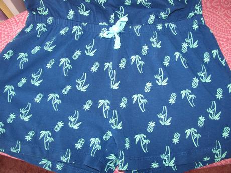 Letní elastický bavlněný kraťasový overal, pepperts,152