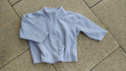 Fleesová mikina / mikinka na zip, 86