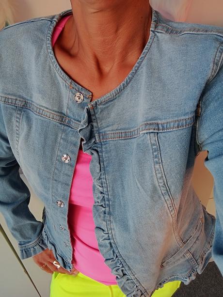 Riflová bunda zn."linea tesini" vel."38/m", m