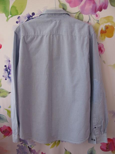 Pánská společenská sv.modrá bavlněná košile, xl