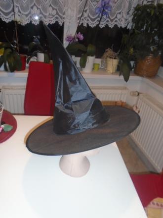 Klobouk čaroděj čarodějnice maska, 