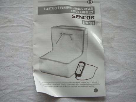 Ohřívač nohou sencor, 