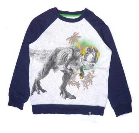 Krásná mikina s dinem vel.140, cherokee,140