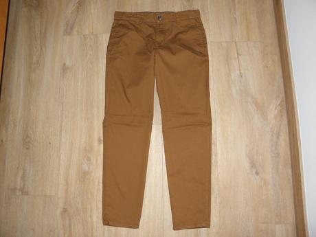 Nenošené chlapecké chino kalhoty zn. h&m vel.140, h&m,140