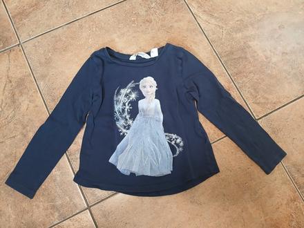 Tričko h&m, frozen, vel. 110/116, h&m,110