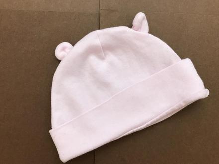 Čepička s mini oušky - v.6/9 m., nutmeg,74