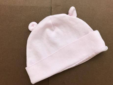 Čepička s mini oušky - v.6/9 m., nutmeg,74